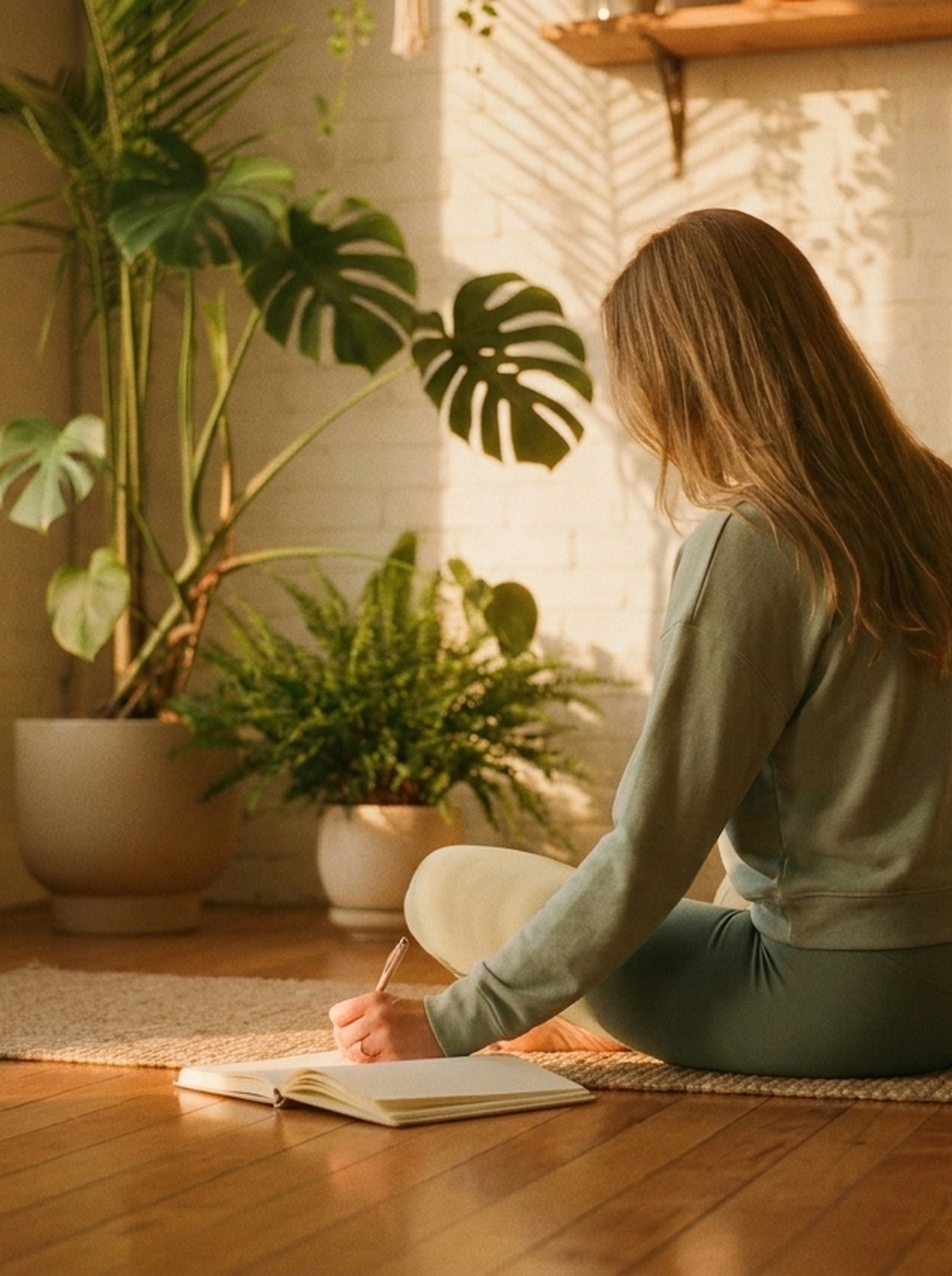 Une pratique assise, dans la lumière du matin